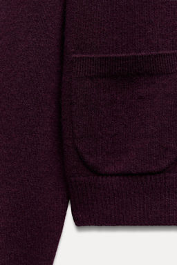 100% WOOL BASIC CARDIGAN - Zara фото 10