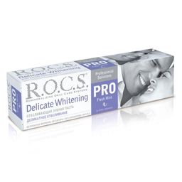 Зубная паста R.O.C.S. PRO. Деликатное Отбеливание, Fresh Mint, 135 гр РОКС  фото 2