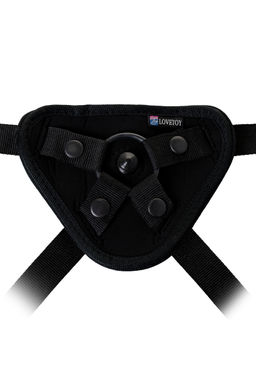 Страпон на креплении LoveToy UNI strap 7 Harness best of all, телесный  фото 17
