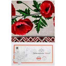 Мир Вам Скатерть 180х145см, длина стола до 140см, на 6 персон, хлопок Комфорт 171г/м2, Домашняя мода (Россия)  фото 8