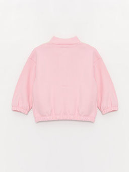 Bal?k?? Yaka Uzun Kollu K?z Bebek Sweatshirt ve Pantolon 2li Tak?m - Waikiki фото 3