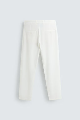 PANTAL?N CHINO ESTRUCTURA CONFORT / Blanco - Zara фото 8