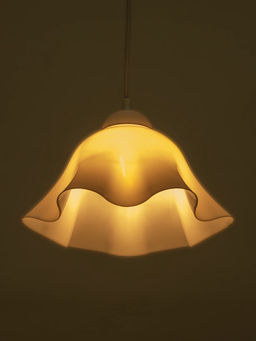 Светильник подвесной «Ирис», 1×15 Вт, Е27, 28×28×14(85) см, белый