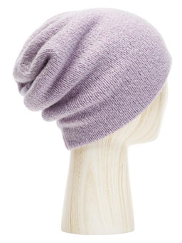 Шапка жен. шерсть+акр LB-A53010 lavender - Labbra фото 2