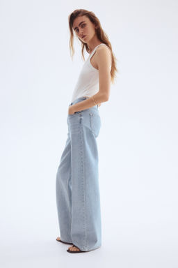 Wide High Waist Jeans - H&m фото 18