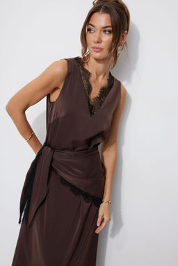 Платье LYUSHe 4249 коричневый  фото 7