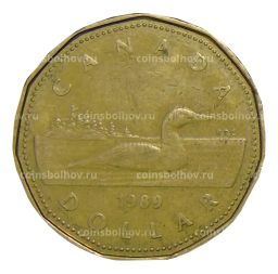 Монета 1 доллар 1989 года Канада