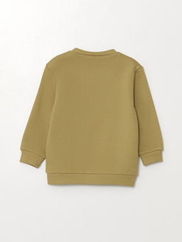 Bisiklet Yaka Uzun Kollu Erkek Bebek Sweatshirt - Waikiki фото 2