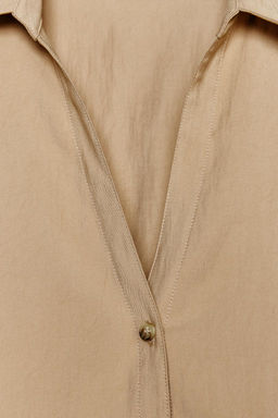 WIDE SHORT SLEEVE SHIRT - Zara фото 16