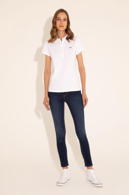 Женская белая базовая футболка - U.s. polo assn фото 19