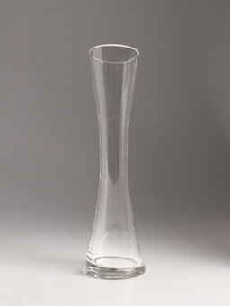 Ваза Николетт, 24.5?6.5 см, стекло, прозрачная