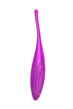 Точечный вибратор Satisfyer Twirling Joy Connect App, силикон, розовый