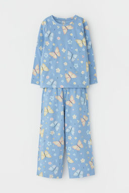 К 1622-1/небесный,бабочки пижама дет - Crockid фото 6