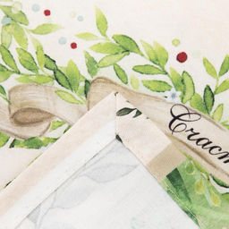 Скатерть Этель Акварельные зайцы 110х147 см, 100% хл, саржа 190 гр/м2  фото 13