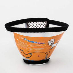 Ветеринарный воротник №7, обхват шеи 17-19 см, высота 8,5 см, чёрный - Пижон фото 4