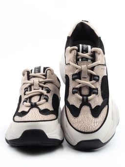 05-FDSJ01-1P BLACK Кроссовки женские (натуральная кожа, текстиль) - Фабричный китай фото 15