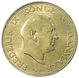 1 крона 1957 года Дания