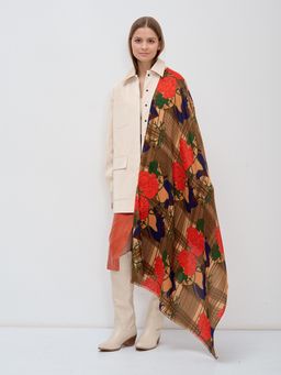 В составе ШЕРСТЬ Палантин