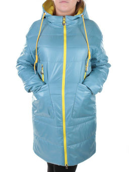 19120 LT. BLUE Пальто демисезонное женское AiKESDFRS - Fashion фото 2