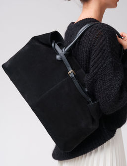 Замшевая сумка Daniela DBR 31375 черный  фото 5