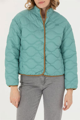 Женское светлое пальто цвета хаки Неожиданная скидка в корзине - U.s. polo assn фото 7