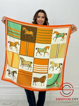 Платок женский с рисунком