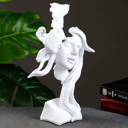 Фигурка «Пара влюбленная: молодежь», фигурка полистоун, белая, 32 см