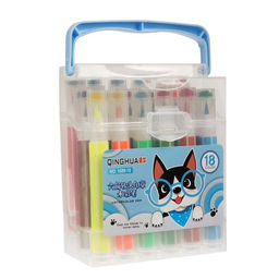 Фломастеры, 18 цветов, толстые, с печатью, вентилируемый колпачок, МИКС - Simaland фото 8