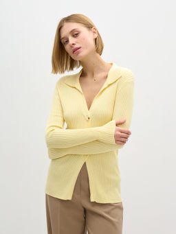 Conso/KPL 240727 - yellow Кардиган женский