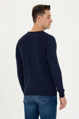 U. S. Polo Assn Мужской темно-синий свитер - U.s. polo assn фото 4