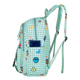 Молодежный рюкзак MERLIN A-508 зеленый фото 3