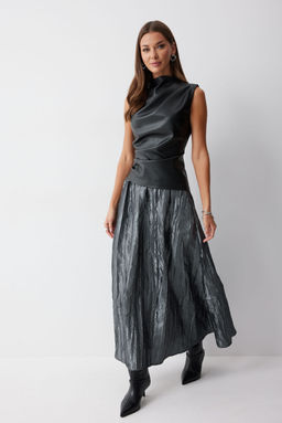 Юбка LYUSHe 4215 серебро  фото 6