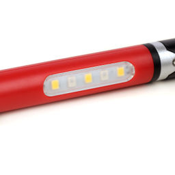 Фонарь универсальный COMIRON PEN RED корпус: жёсткий ABS, IPX5; свет: 1 XPG, 100lm, 5COB; аккум: 260 mAh, USB; красный /уп 60/ - ГалеонТрейд фото 10