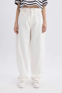 Брюки из габардина Cool Carpenter Fit - Defacto фото 4