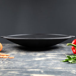 Садж сковорода 400 мм, чугун. Узбекистан