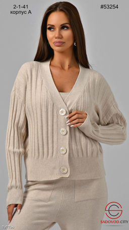 Трикотажный костюм тройка женский - Bruno фото 5