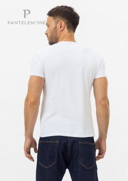 Мужская футболка MF-914 Белый - Pantelemone фото 3