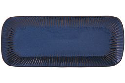Блюдо прямоугольное Gallery, синее, 36х16 см