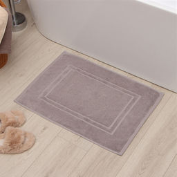 Коврик махровый «Этель» Classic, 50×70 см, хлопок 100%, светло-серый