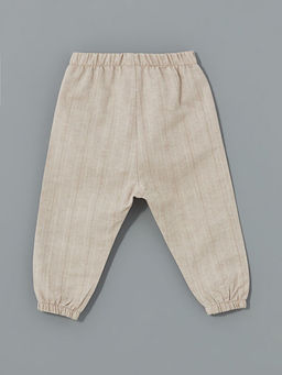 Beli Lastikli ?izgili Erkek Bebek Pantolon