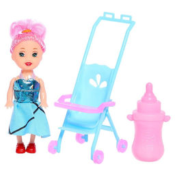 Кукла малышка Ева с аксессуарами, МИКС - Simaland фото 12