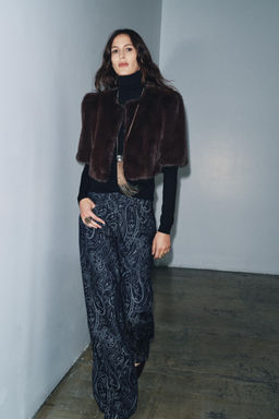 ZW COLLECTION LIMITED EDITION FAUX FUR JACKET
