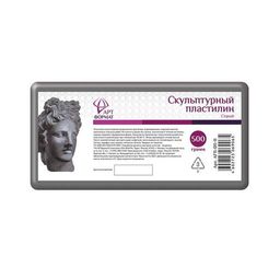 Пластилин скульптурный "АРТформат", серый, 500гр. (AF11-011-11, 109091)