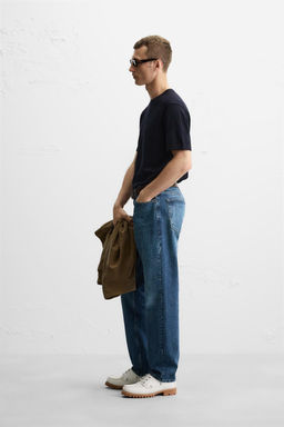 REGULAR FIT KNITTED T-SHIRT - Zara фото 12