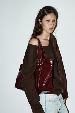 METAL DETAIL SHOULDER BAG - Zara фото 2