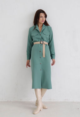 Платье-рубашка с английским воротником - Martichelli фото 74