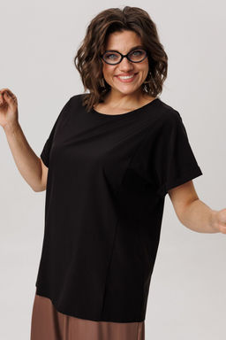 Топ ANELLI 1576 черный кофе