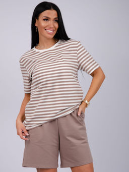 Костюм "Океан" бежевый, трикотаж