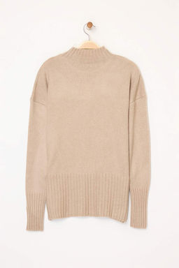 Vizon Genis Kal?p Yumusak Dokulu Basic Triko Kazak TWOAW23KZ00490