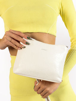 LACCOMA сумка Амелия-белый эко кожа хлопок  фото 7